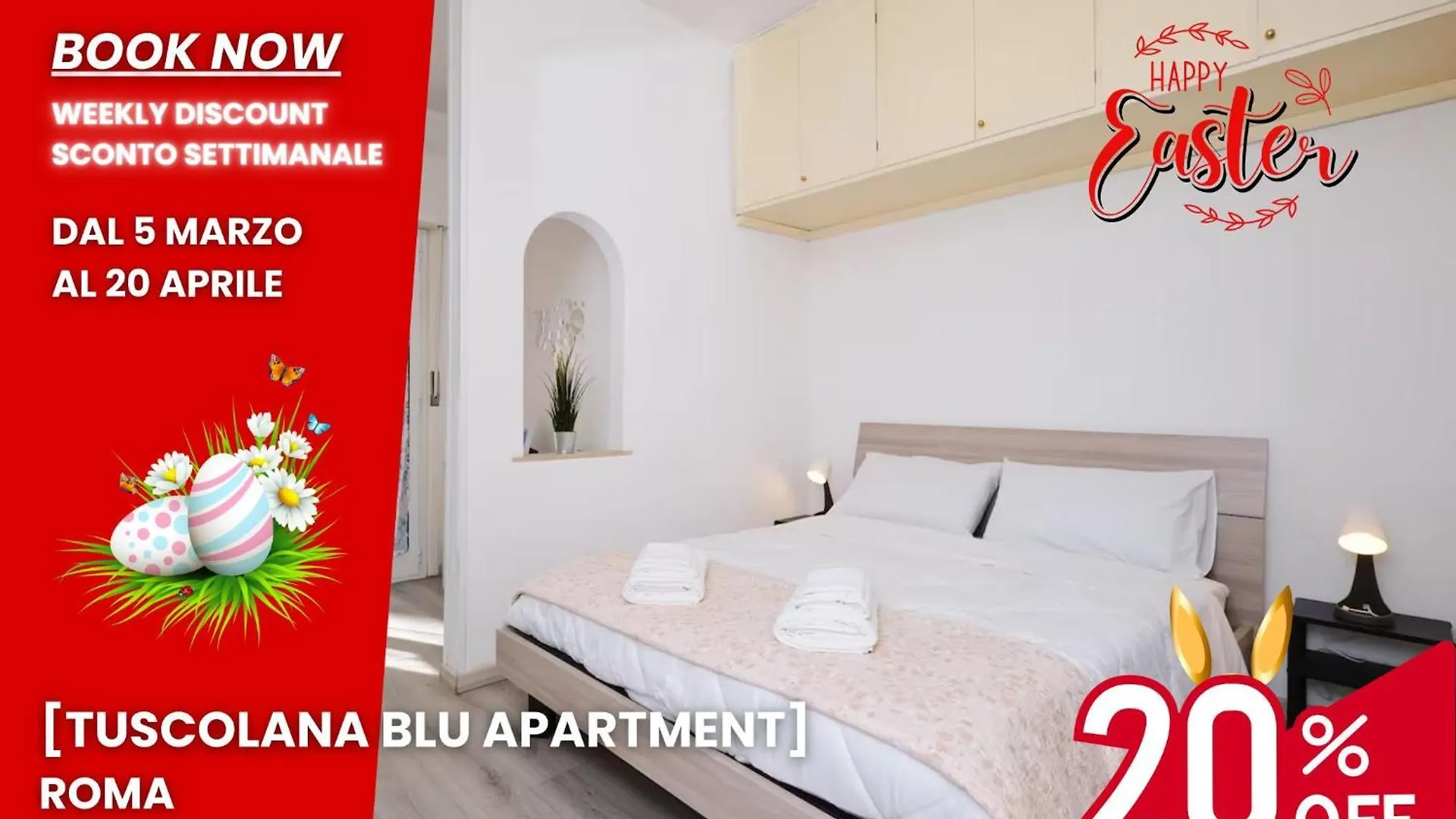 Tuscolana Blu Apartment - Grazioso Monolocale Rome